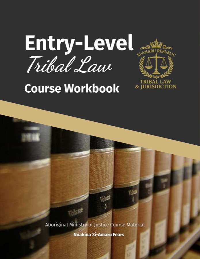 Entry-Level Tribal Law Course Workbook cover